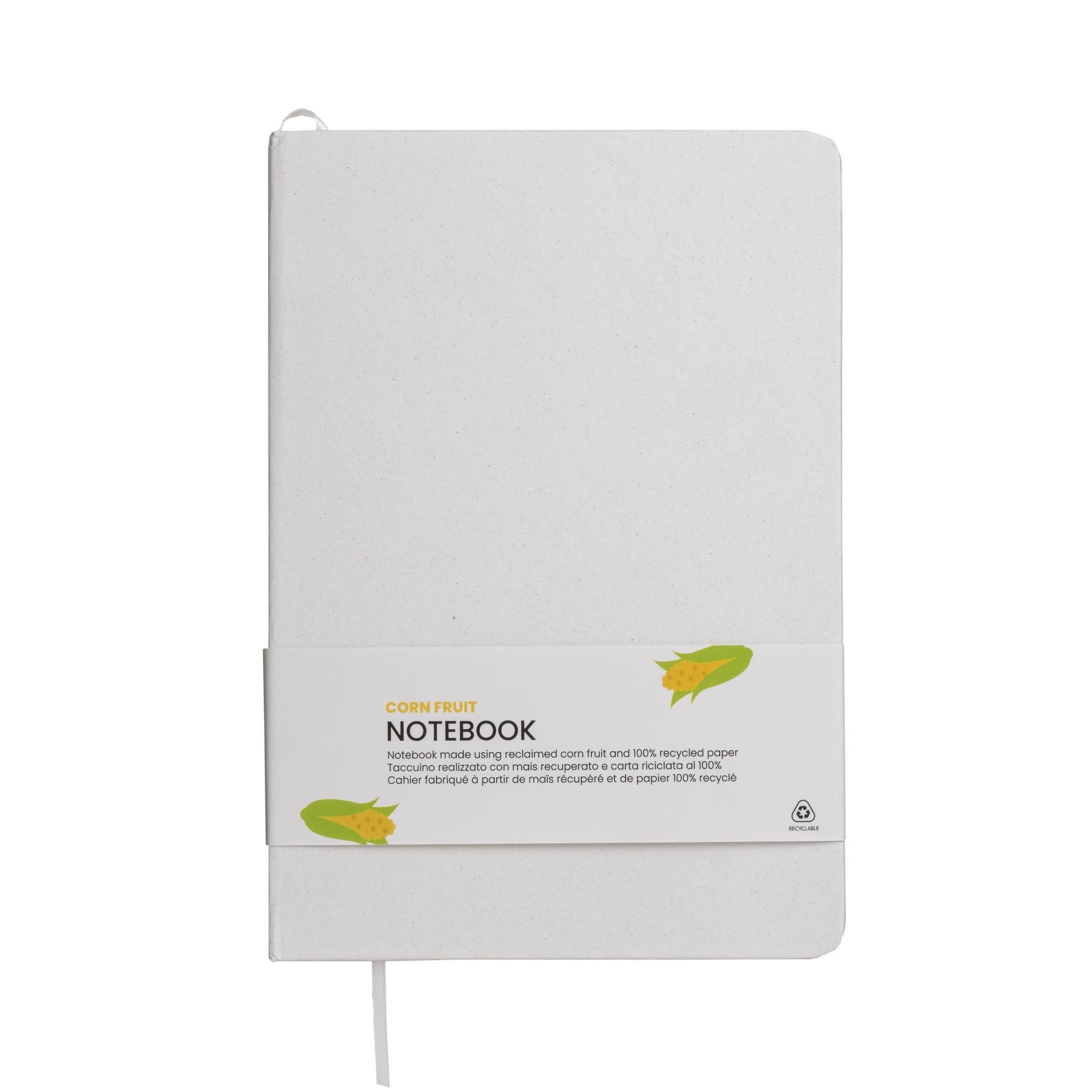 Carnet de notes avec couverture en résidus de fruits et fermeture élastique Carnet de notes avec couverture en résidus de fruits et fermeture élastique